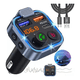 thumbnail image 2 of Transmisor Bluetooth Fm De Auto Cargador 3 Usb,con Cable 1m Malubero Negro, 2 of 5
