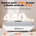 thumbnail image 2 of MERACH Plataforma Vibratoria para Ejercicio, Máquina de Ejercicio y Fitness para Casa, Soporta hasta 200 kg, Placa Vibratoria con Motor 200 W, Bluetooth, 2 of 9