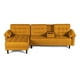 thumbnail image 2 of Sofá Cama Modular de Lino Mostaza Modelo Mosley Makora, 2 of 7