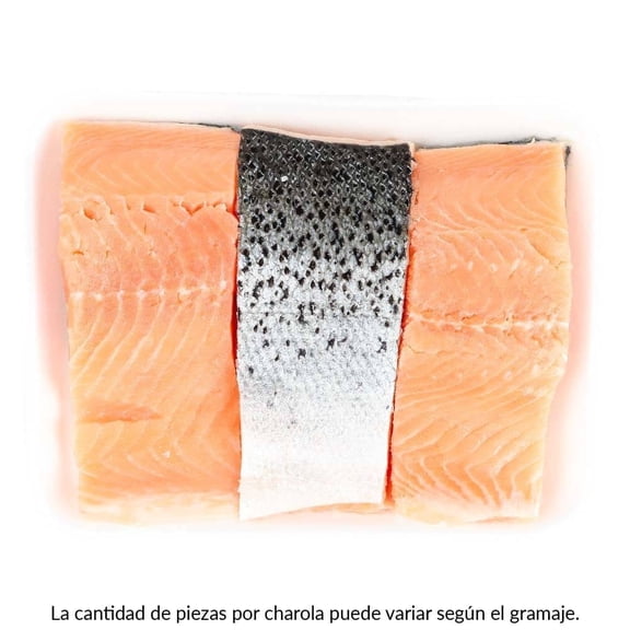 Filete de Salmón Chileno Fresco con Piel por Kg Aprox 400 g