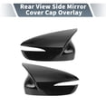 thumbnail image 2 of Cubierta de espejo lateral del conductor y pasajero de Unique Bargains para Mazda CX-5 2015-2016 par de negro brillante, 2 of 7