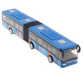 thumbnail image 3 of 2 autobuses de juguete coleccionables a escala 1:64 de metal fundido con mecanismo de retroceso. Regalos para el hogar. Azul verde, 3 of 9