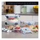 thumbnail image 4 of Set De 4 Contenedores De Plástico Para Alimentos Cookify Redondos ,Herméticos, Aptos para Microondas, Sin BPA, 4 of 7