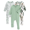 thumbnail image 1 of Pijamas para Bebé Yoofoss 3-Pack de Algodón Orgánico para 3-6 Meses, 1 of 7