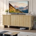 thumbnail image 2 of Mueble TV Patas Madera Puerta Corredera Sala Color Madera 2 Anaqueles Pinmoco 4B-LOG, 2 of 9