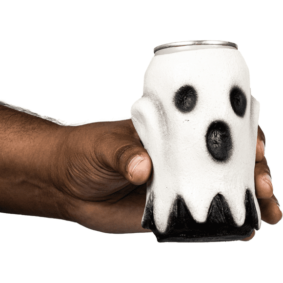 Porta Latas Fantasma Decorado Halloween Accesorio Para Eventos Temáticos