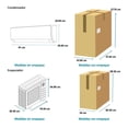 thumbnail image 4 of Minisplit Mabe Inverter Frío-Calor 1.5 Toneladas (18000 BTU's) 220V MMI18HDBWCATM1, 4 of 4