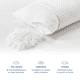 thumbnail image 2 of Almohada Ajustable Luuna Memory Foam 2 Pack, 2 of 6