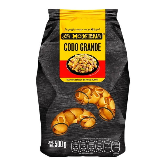 Sopa de pasta La Moderna Codo grande 500 g