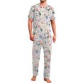 thumbnail image 1 of Conjunto De Pijama Shendy Vendy 2 Piezas Para Hombre Elegante Camisa Pantalon, 1 of 4