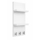 thumbnail image 5 of Perchero De Pared Moderno Con 2 Repisas Mdf Multiusos Blanco, 5 of 6