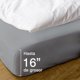 thumbnail image 2 of Hitime Protector de Colchón Impermeable Tamaño King, Funda de Colchón Transpirable y Refrescante con Protector 6 a 15 Pulgadas (Microfibra, King 76 X 80 Pulgadas), 2 of 7