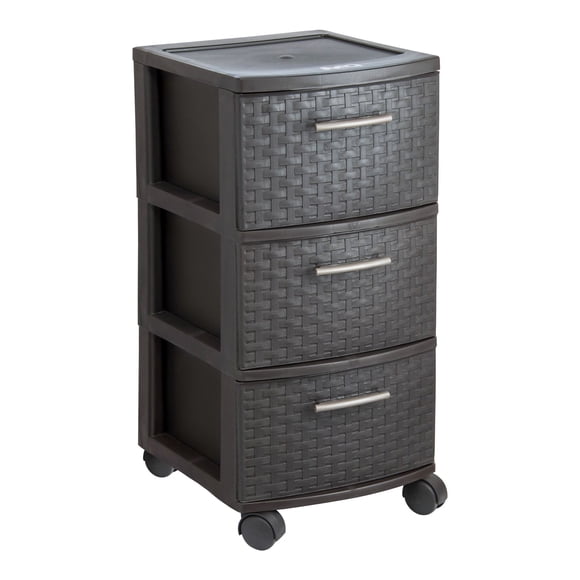 Cajonera 3 cajones con ruedas MQ Infinity Wengue 391-W
