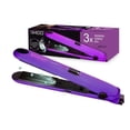 thumbnail image 1 of Plancha De Cabello Timco® 3x Cerámica + Iones Control Frizz Morado, 1 of 6