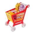 thumbnail image 3 of Juego de carrito de compras para niños, carrito de supermercado de juguete para niños, carrito de compras Rojo, 3 of 9