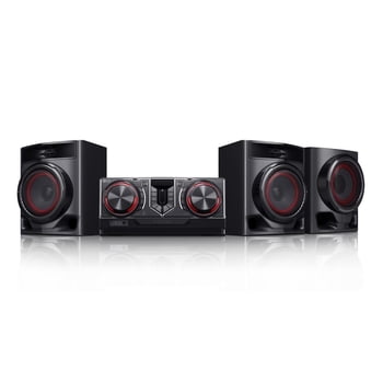 Mini Componente LG XBOOM CJ45 Negro 720W Fijo con Wireless Party Link y Karaoke Star ideal para fiestas
