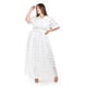 thumbnail image 1 of Vestido largo semi-transparente Roman Fashion /Tallas Extras, 3832 (Blanco) blanco 36, 1 of 7