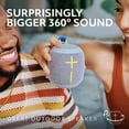 thumbnail image 2 of Ultimate Ears WONDERBOOM 4 Portable Waterproof Bluetooth Speaker with Big Bass and 360-Degree Sound, Dustproof Floating Speaker with 131ft (40m) Range - Black, 2 of 5