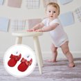 thumbnail image 1 of EXHUMKY 1Par Shoes Infant Walking Red Breathable Lightweight Soft Sole for Indoor Use, 1 of 8
