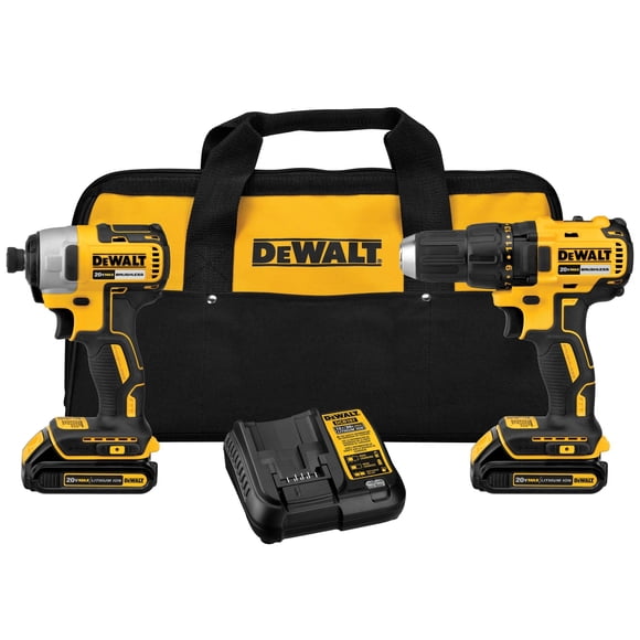 Kit combinado de herramientas eléctricas DEWALT 20V MAX, taladro inalámbrico Impact