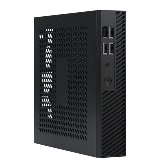 DX01 Thin  ITX Desktop Computer Chasis Thin Half Height Computer Chasis Portable Desktop Computer Case