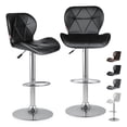 thumbnail image 1 of Set De 2 Bancos Barra Cocina Silla Regulable Diseño Acabado de la estructura Cromado Color Negro Blick, 1 of 8