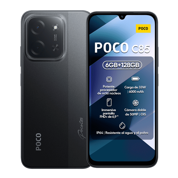 Celular Xiaomi Poco Phone C85 Dual Sim 6gb Ram 128gb Rom Negro