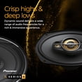 thumbnail image 4 of Altavoces para coche Pioneer TS-A6991FH, coaxiales de 5 vías, 6 x 9 pulgadas, 4 of 7
