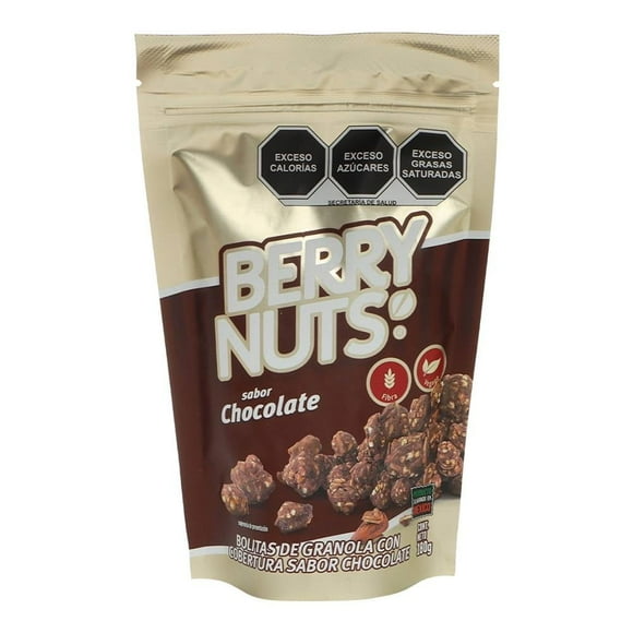 Granola Berry Nuts con cobertura sabor chocolate 180 g