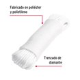 thumbnail image 2 of Piola de poliéster diamante de 4 mm x 15 m blanca, Fiero, 2 of 2