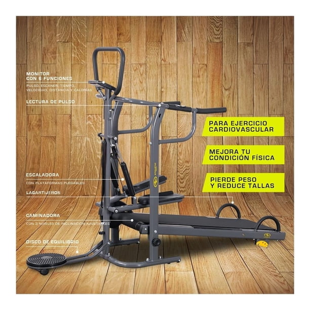 Imagen 3 de Caminadora manual 4 en 1 con escaladora Athletic Works WMT-2646