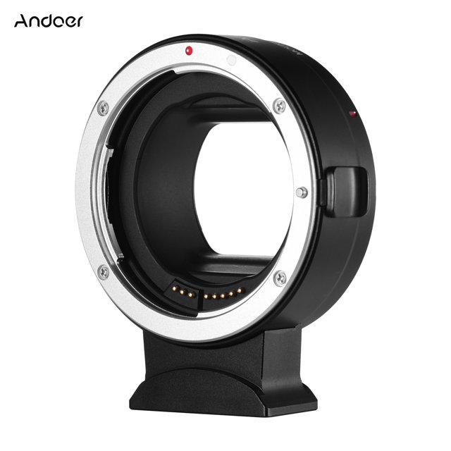 Anillo Adaptador EF A RF Con Autofoco, Estabilización IS Y EXIF, Compatible Con Lentes Canon EF/EF-S Para Cámaras EOS R Full Frame