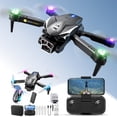 thumbnail image 1 of FPV Drone with 1080P Double Camera 2.4G WIFI FPV RC Quadcopter with Headless Mode Follow Me Altitude Hold Toys Gifts for Kids Adults Clearance Items, 1 of 9