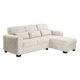thumbnail image 2 of Sofá Love Chaise Derecho en L Eros 3 Plazas Crema para Sala, 2 of 8