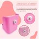 thumbnail image 4 of Kit Comedero Bebedero Para Conejo Cuyos Chinchillas Malubero ROSA BLANCO, 4 of 5