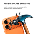 thumbnail image 3 of Mica de Cámara Cristal Deluxe 2mm para iPhone 17 Pro Max – Protección Vidrio Templado Café, Alta Claridad y Ajuste Perfecto, 3 of 6