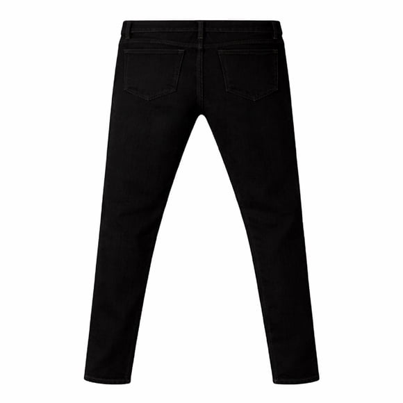 Jeans George Para Hombre, Negro Slim Talla Talla 30 Negro slim