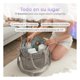 thumbnail image 2 of Pañalera Bolsa Para Bebé Esquimalito Daily Bag, Tote de Pañales con 11 Compartimentos y Bolsillo Térmico, Resistente al Agua Gris Calido, 2 of 8