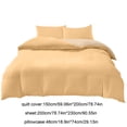 thumbnail image 3 of Juego de cama de 4 piezas para dormitorios | Poliéster suave lavado | Tamaños individual y matrimonial | Diseño reversible | Incluye funda nórdica, sábana ajustable y 2 fundas de almohada, 3 of 6