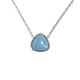 thumbnail image 1 of Collar para Mujer de Cuarzo LuckyLy, Acero Inoxidable con Dije de Piedra Natural, Modelo Aline azul acero UNITALLA, 1 of 7