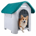 thumbnail image 1 of Casa para Perro Ajolopet Tamaño Chico a Mediano Azul, 1 of 8