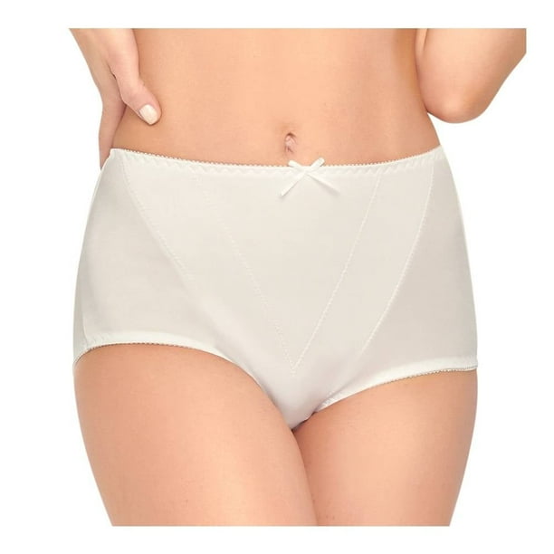 Pantaleta Ilusión para Dama, con Refuerzo Frontal Blanco Talla EG