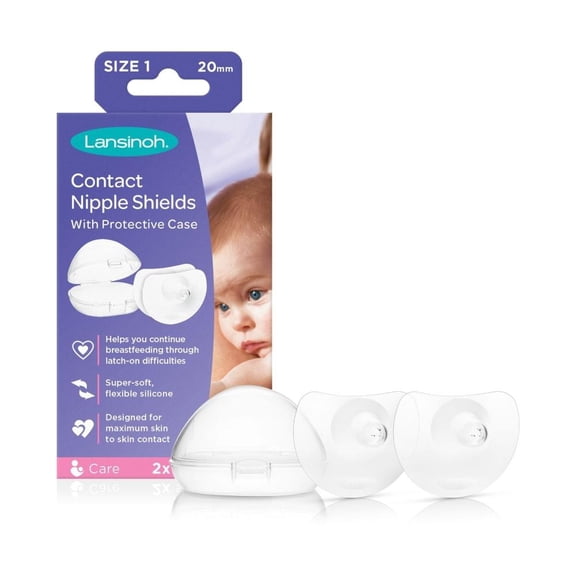 Protectores de pezones Lansinoh 20 mm con estuche