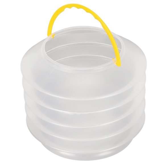 Lavadora de pinceles de pintura plegable, cubo para pintar de acuarela tipo resorte reutilizable transparente con esponja para exteriores