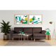 thumbnail image 1 of Sala Modular Reversible Makora Cavalli Con Memory Foam, Color Chocolate, Lino Respaldo Reclinable De 3 posiciones., 1 of 11
