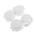 thumbnail image 4 of Paquete de estuches de contacto con tapa abatible Soporte para de viaje portátil Caja de R Blanco Colcomx Caja de la lente de contacto, 4 of 7