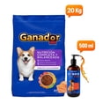 thumbnail image 1 of Croquetas Para Perro Ganador Original Adulto Razas Pequeñas 20 Kg con Bomber Can aceite de Salmon 500 ml, 1 of 1