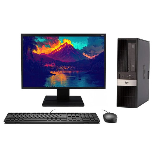 PC HP RP5800 SFF Intel Core i5-2a, 16GB RAM, 1TB HDD MONITOR 19" Reacondicionado