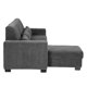 thumbnail image 5 of Sofá Love Chaise Izquierdo en L Eros 3 Plazas Gris Carbón para Sala, 5 of 8