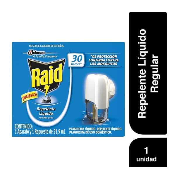 Imagen 2 de Insecticida Líquido Antimosquitos Raid Aparato y Repuesto de 21.9 ml
